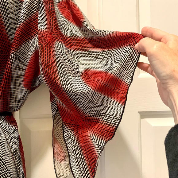 Vintage Caran blouse split bell sleeves and belt, plus size 2x /3x - Picture 8 of 8